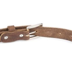 Handmade Leather Belt With Silver Buckle | Brown Full Grain 12 Handmade Leather Belt With Silver Buckle | Brown Full Grain -Belt Shop handmade leather belt with silver buckle brown full grain 5