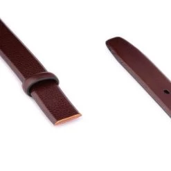 High Quality Cognac Leather Belt Strap For Buckles 3.0 Cm -Belt Shop high quality cognac leather belt strap for buckles 3.0 cm 3