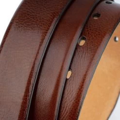 High Quality Cognac Leather Belt Strap For Buckles 3.0 Cm -Belt Shop high quality cognac leather belt strap for buckles 3.0 cm 6