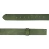 Khaki Green Leather Strap For Belt – Real Leather 4.0 Cm -Belt Shop khaki green leather strap for belt real leather 4.0 cm 2