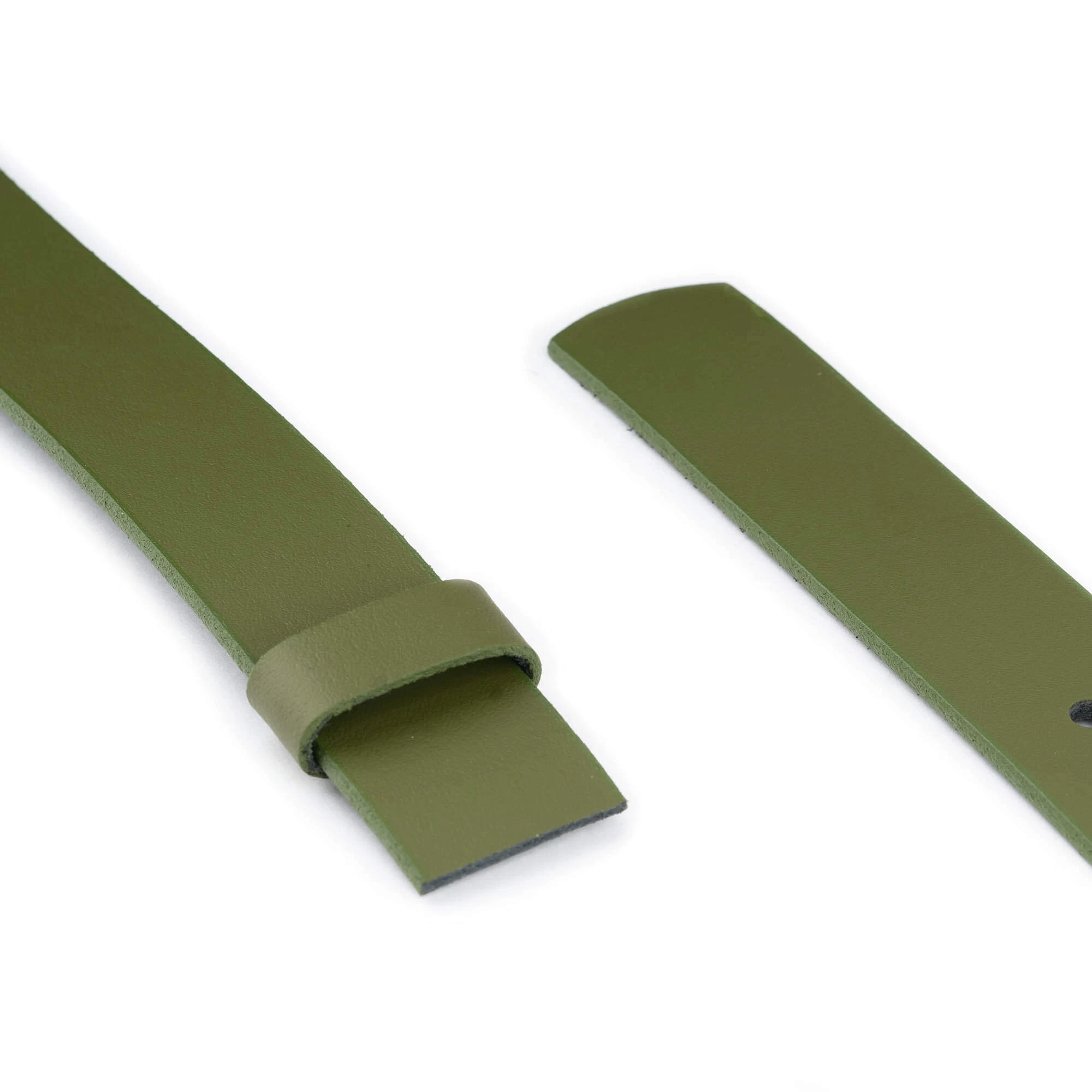 Khaki Green Replacement Belt Strap For Buckles 1 1/8 Inch 4 Khaki Green Replacement Belt Strap For Buckles 1 1/8 Inch - Image 2