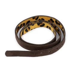 Leopard Print Belt Strap | Calf Hair 20 Mm -Belt Shop leopard print belt strap calf hair 20 mm 6