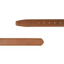 Light Brown Belt Strap Without Buckle Real Leather -Belt Shop light brown belt strap without buckle real leather 2