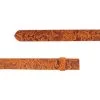 Light Brown Tooled Leather Belt Replacement No Buckle -Belt Shop light brown tooled leather belt replacement no buckle 2