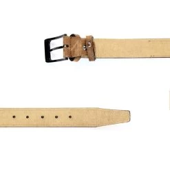 Light Tan Mens Belt – Genuine Suede Leather -Belt Shop light tan mens belt genuine suede leather 351040 2