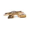 Longhorn Racthet Belt Buckle – Mens Dark Gold