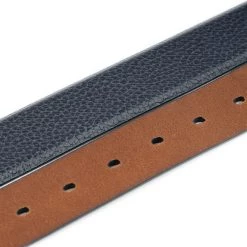 Luxury Blue Leather Belt Strap For Designer Buckles -Belt Shop luxury blue leather belt strap for designer buckles 6