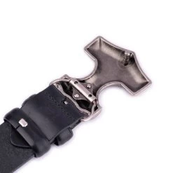 Medieval Buckle Belt Silver Thors Hammer -Belt Shop medieval buckle belt silver thors hammer 6
