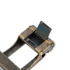 Mens Antique Gold Metal Ratchet Belt Buckle -Belt Shop mens antique gold metal ratchet belt buckle 5