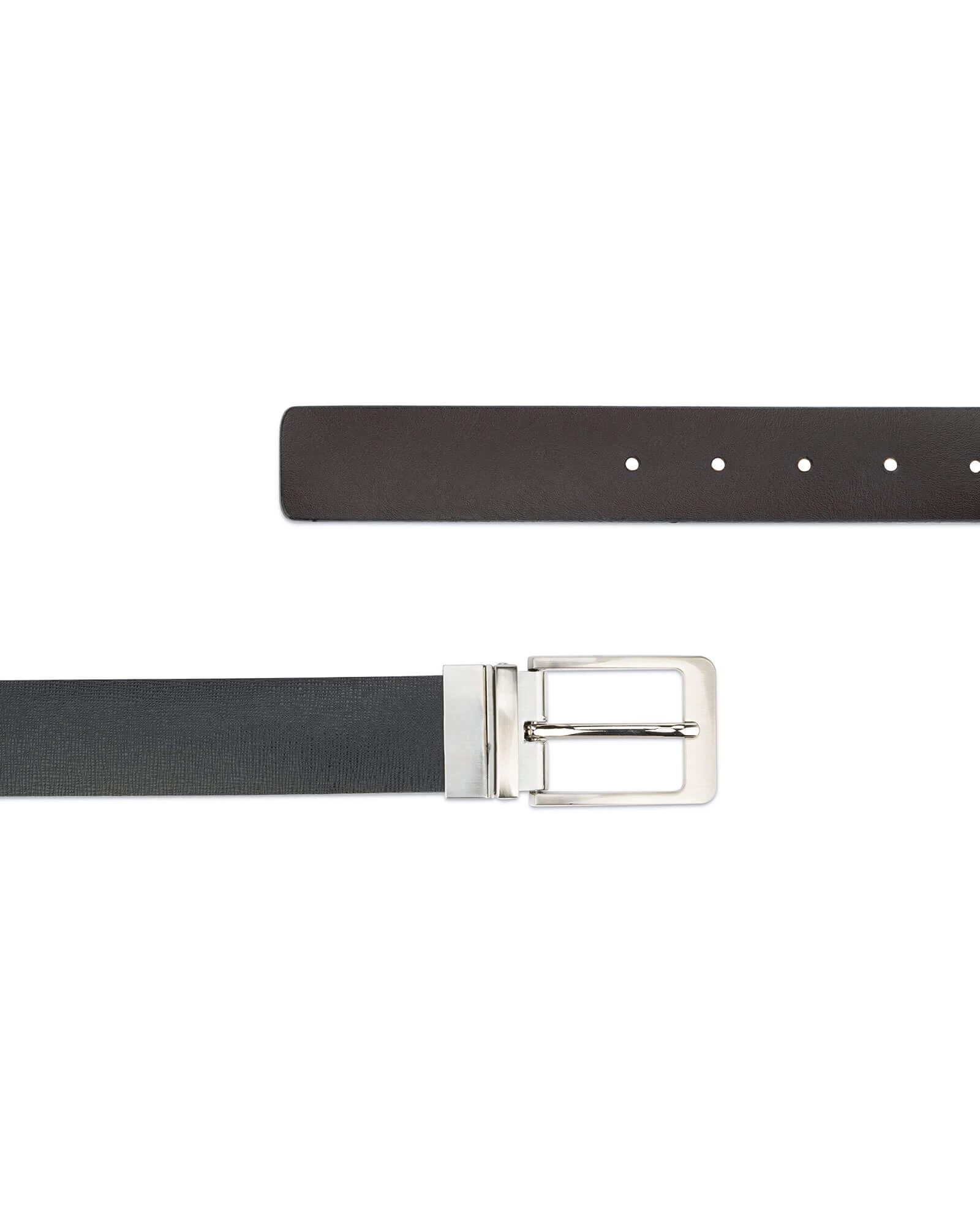 Men’s Belt Reversible | Saffiano Leather 3.5 Cm 5 Men’s Belt Reversible | Saffiano Leather 3.5 Cm - Image 3