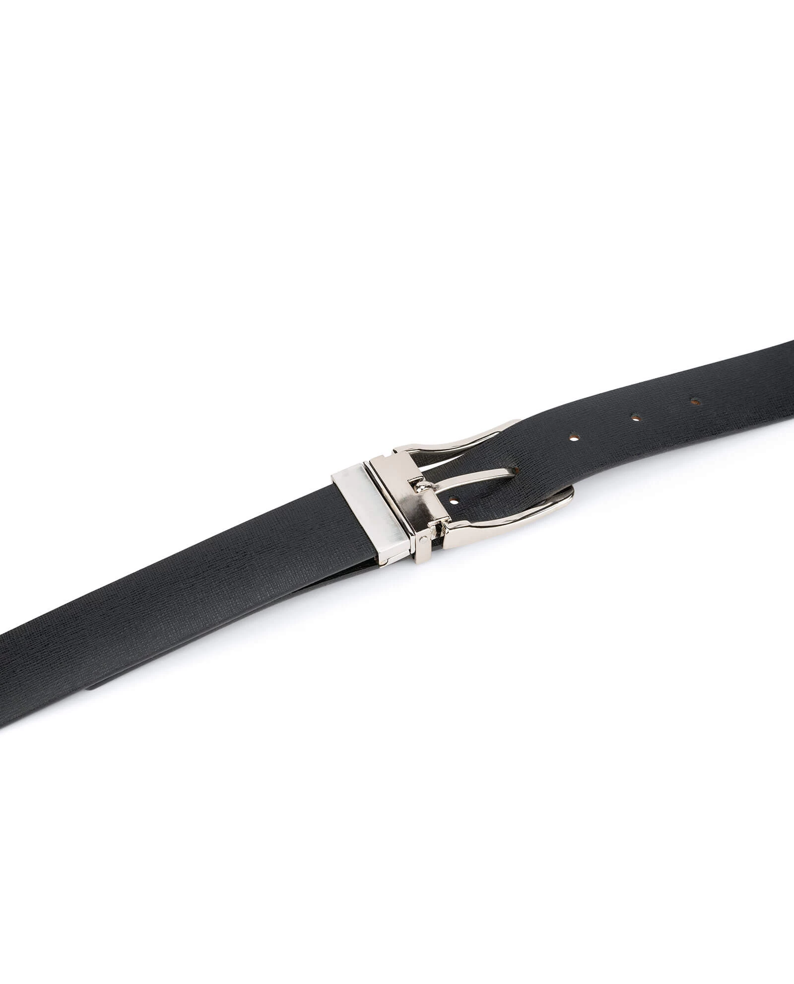 Men’s Belt Reversible | Saffiano Leather 3.5 Cm 8 Men’s Belt Reversible | Saffiano Leather 3.5 Cm - Image 6