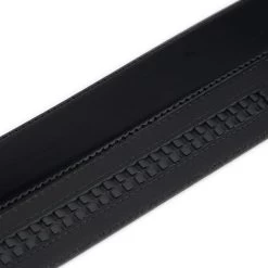 Mens Black Leather Belt With Slide Buckle -Belt Shop mens black leather belt with slide buckle 4