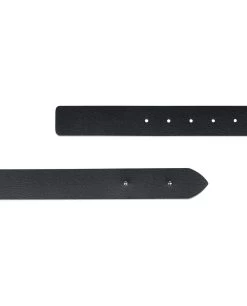 Men’s Black Leather Belt Without Buckle -Belt Shop mens black leather belt without buckle 35usd 28 34 3