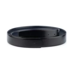 Mens Blue Black Reversible Belt Strap No Buckle -Belt Shop mens blue black reversible belt strap no buckle 2