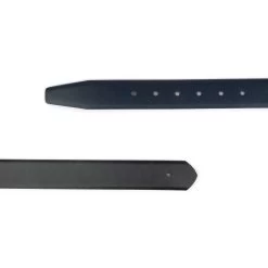 Mens Blue Black Reversible Belt Strap No Buckle