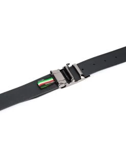 Mens Brown Belt With Slide Buckle -Belt Shop mens blue suede belt with slide buckle 5 1