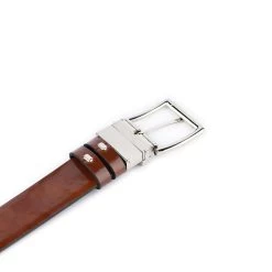 Mens Brown Belt | 3.5 Cm Cognac -Belt Shop mens brown belt 3.5 cm cognac 4