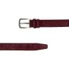 Mens Burgundy Belt – Genuine Suede Leather -Belt Shop mens burgundy belt genuine suede leather 351035 3