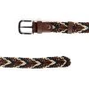 Mens Comfort Belt – Colorful Braided Brown Leather -Belt Shop mens comfort belt colorful braided brown leather 351001 3