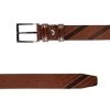 Mens Cowhide Belt – Brown Genuine Leather -Belt Shop mens cowhide belt brown genuine leather 351097 3