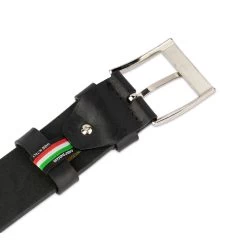 Men’s Full Grain Leather Belt | Black Thick 1.5 Inch -Belt Shop mens full grain leather belt black thick 1.5 inch 28 46 55usd 4