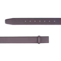 Mens Gray Leather Strap For Belt Replacement