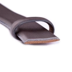 Mens Gray Leather Strap For Belt Replacement -Belt Shop mens gray leather strap for belt replacement 3