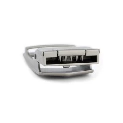 Mens Grey Auto Buckle For Ratchet Belts -Belt Shop mens grey auto buckle for ratchet belts 4