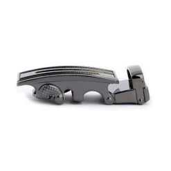 Mens Gunmetal Gray Ratcheting Clip Belt Buckle -Belt Shop mens gunmetal gray ratcheting clip belt buckle 2
