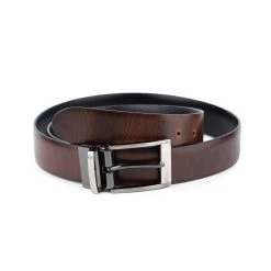 Men’s Leather Reversible Belt For Suit 10 Men’s Leather Reversible Belt For Suit -Belt Shop mens leather reversible belt for suit 28 40 55usd 5