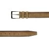 Mens Light Brown Belt – Nubuck Leather -Belt Shop mens light brown belt nubuck leather 351045 2