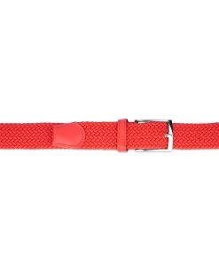 Mens Red Stretch Belt