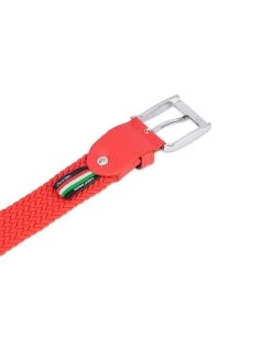 Mens Red Stretch Belt 8 Mens Red Stretch Belt -Belt Shop mens red stretch belt 19usd 4