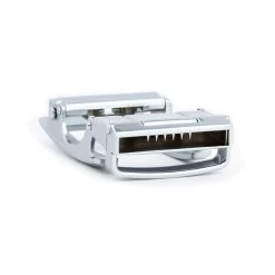 Mens Silver Slide Buckle For Automatic Belts -Belt Shop mens silver slide buckle for automatic belts 4