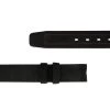 Mens Suede Belt | Black With Red Stitching -Belt Shop mens suede belt black with red stitching 2