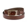 Mens Taupe Brown Belt With Gold Buckle Reversible 1 Mens Taupe Brown Belt With Gold Buckle Reversible -Belt Shop mens taupe brown belt with gold buckle reversible 2