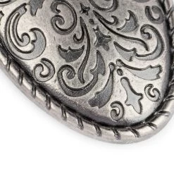 Mens Western Belt Buckle Replacement – 5 Piece Set Silver -Belt Shop mens western belt buckle replacement 5 piece set silver 5