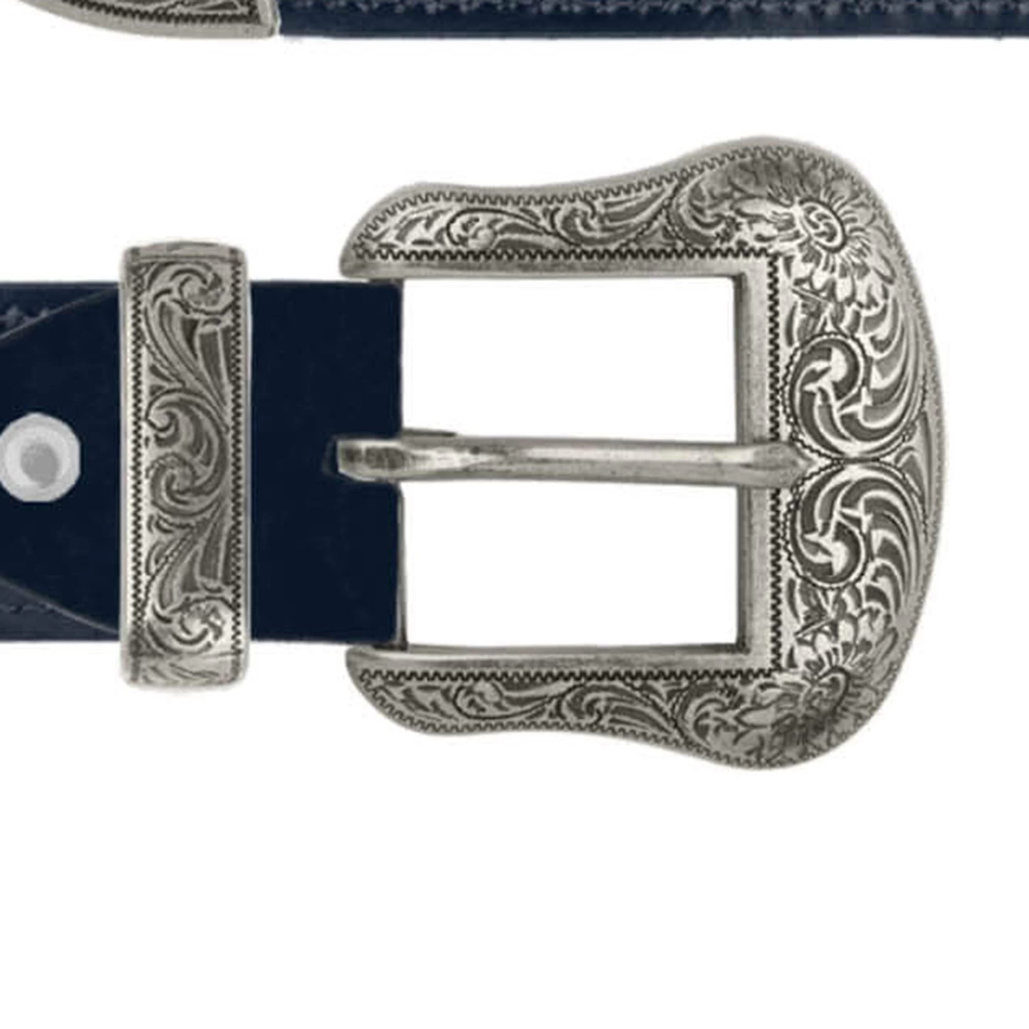 Mens Western Dark Blue Patent Leather Belt With Silver Buckle 3 Mens Western Dark Blue Patent Leather Belt With Silver Buckle