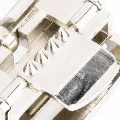 Metal Mens Clip Buckle | 3.0 Cm Silver Polished -Belt Shop metal mens clip buckle 3.0 cm silver polished 7