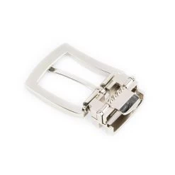Metal Mens Clip Buckle | 3.0 Cm Silver Polished -Belt Shop metal mens clip buckle 3.0 cm silver polished 8