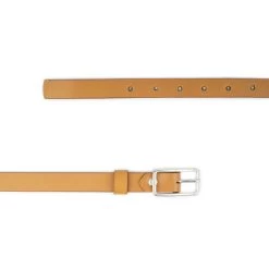 Mustard Lady Leather Belt Skinny -Belt Shop mustard lady leather belt skinny 3