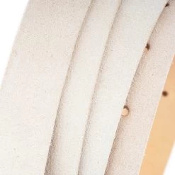 Natural Color Suede Leather Belt With Gold Buckle -Belt Shop natural color suede leather belt with gold buckle 5