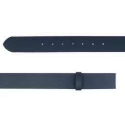 Navy Blue Leather Strap For Belt Replacement 4.0 Cm