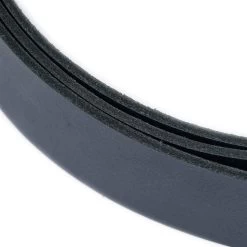 Navy Blue Leather Strap For Belt Replacement 4.0 Cm -Belt Shop navy blue leather strap for belt replacement 4.0 cm 5