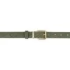 Olive Green Snakeskin Emboss Belt With Golden Buckle -Belt Shop olive green snakeskin emboss belt with golden buckle 2
