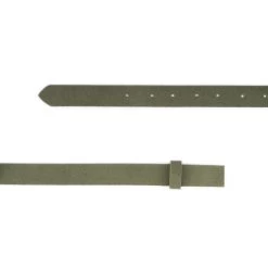 Olive Green Suede Belt Strap Replacement No Buckle