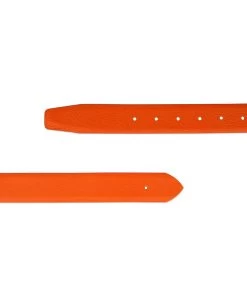 Orange Belt Strap Leather No Buckle
