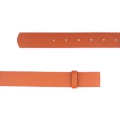 Orange Leather Replacement Belt Strap 4.0 Cm