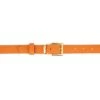 Orange Suede Belt With Gold Buckle -Belt Shop orange suede belt with gold buckle 2