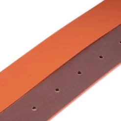 Orange Womens Wide Leather Belt For Jeans 4.0 Cm -Belt Shop orange womens wide leather belt for jeans 4.0 cm 5